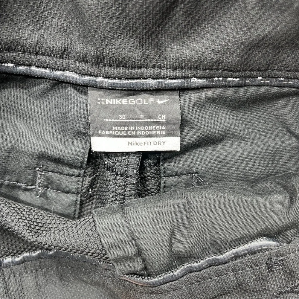 Nike Golf Fit Dry Shorts Mens 30 Black Textured Performance Athletic Y2K